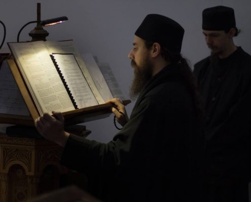 Divine services a Saint John's Monastery